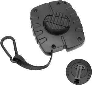 Treestand Gear Hoist, 26 ft Retractable Bow Hoist for Tree Stand Hunting, Gear Rope Hoist Accessories for Hunting Bow and Gun Retriever (Black)