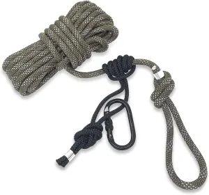 Treestand Safety Rope Lifeline System - 30ft Life Lines for use with Tree Stand Harness. Safety Lifeline Tree Stand Rope. 350 lb Rated Lifeline Rope.