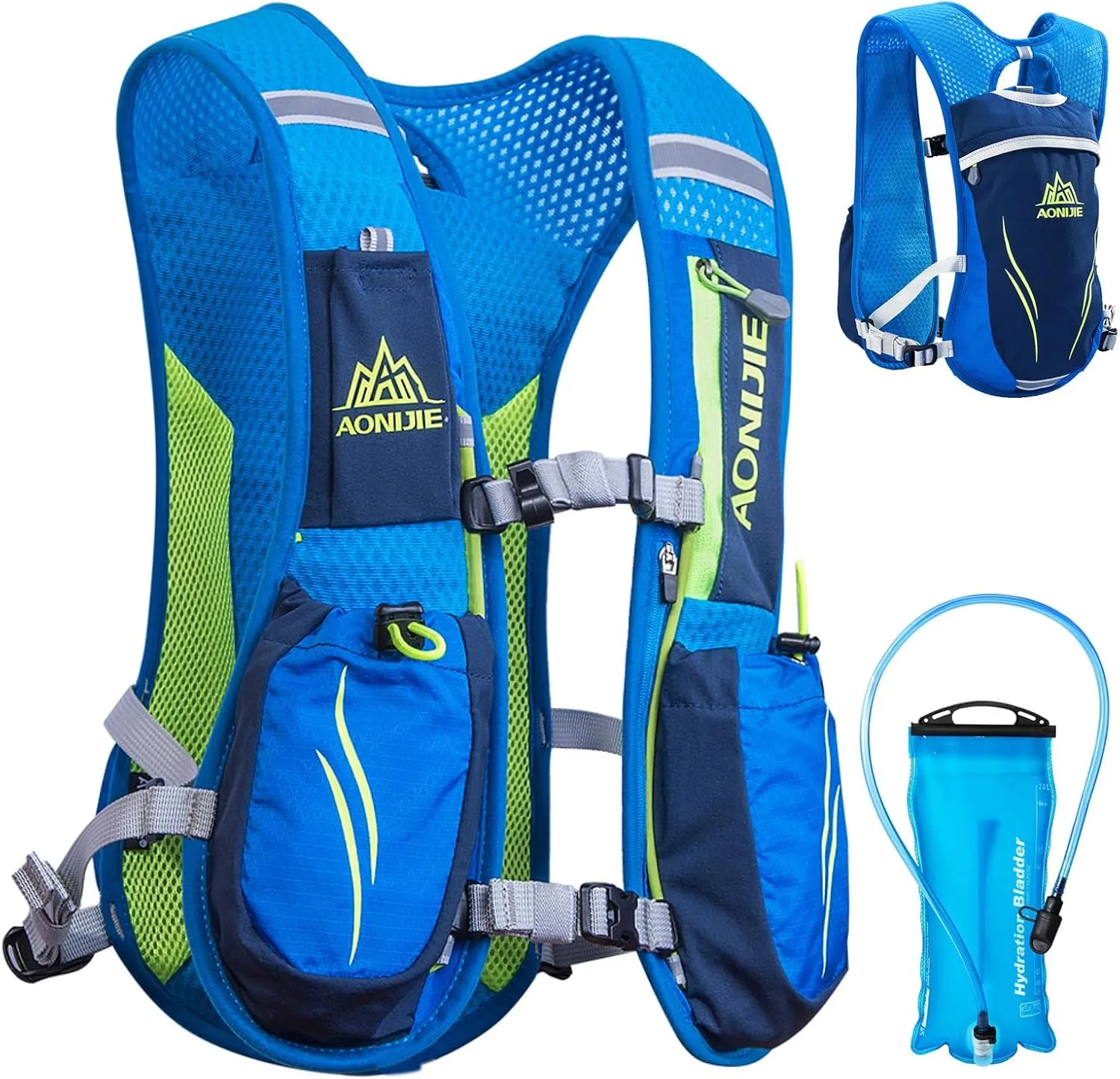TRIWONDER Running Hydration Vest Water Pack Backpack for Women Men 5.5L 5L Runner Trail Race Marathon Cycling Hiking Jogging