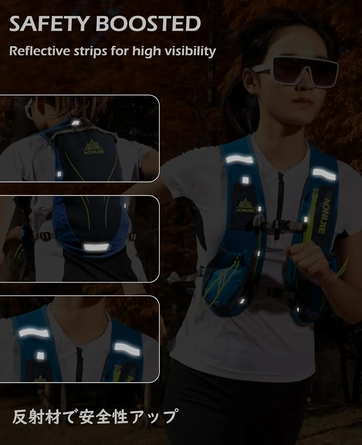 TRIWONDER Running Hydration Vest Water Pack Backpack for Women Men 5.5L 5L Runner Trail Race Marathon Cycling Hiking Jogging