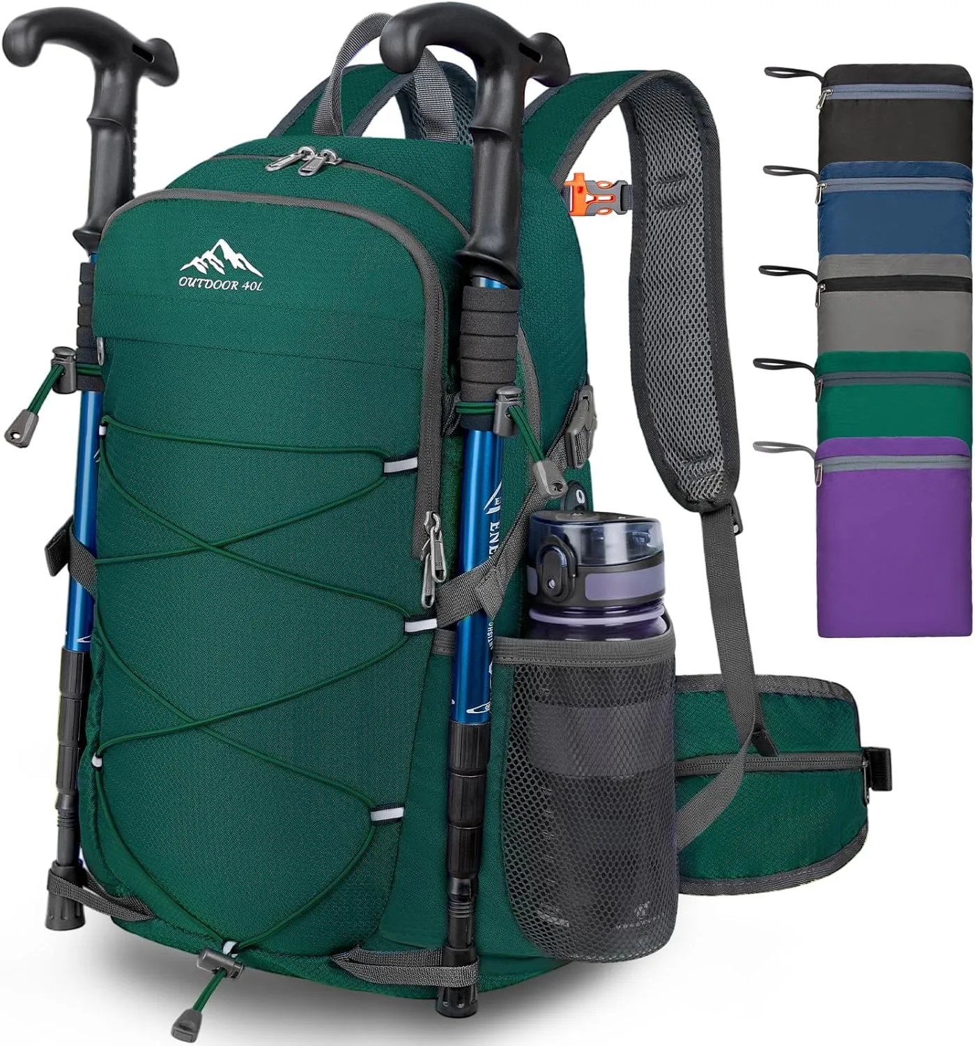 Ultra-Light 40L Waterproof Hiking Backpack | Foldable & Durable