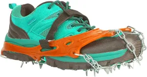 Universal 19 Teeth Slip Ice Cleat Shoe Grips Spikes Crampons for Hiking Climbing