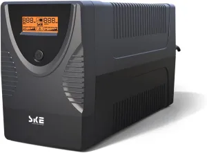 Ups Battery Backup and Surge Protector,Computer Uninterruptible Power Supply Units,Battery Backup Intelligent LCD,SKE Back UPS, Battery Backup for Computer 625VA/360W