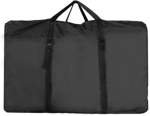 Uranshin 600D Oxford Fabric Large Outside Chair Storage Bag, Black, 43.3 x 29.13 x11.02 inches, Zipper Closure, Portable, Durable, Ideal for Zero Gravity, Reclining, Camp, Beach, Wheelchair Chairs