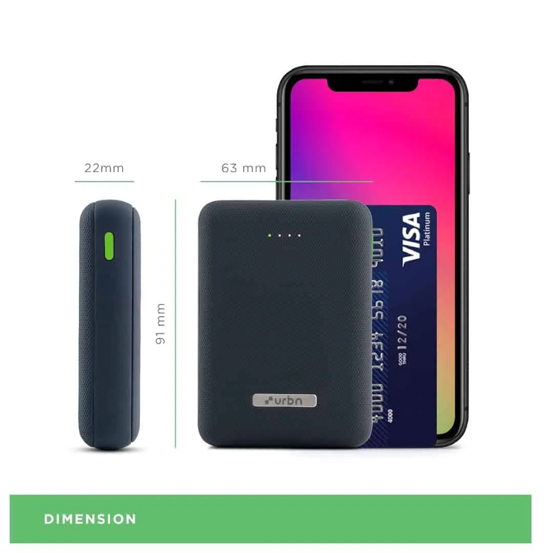 URBN 10000 mAh Ultra Compact (Blue)