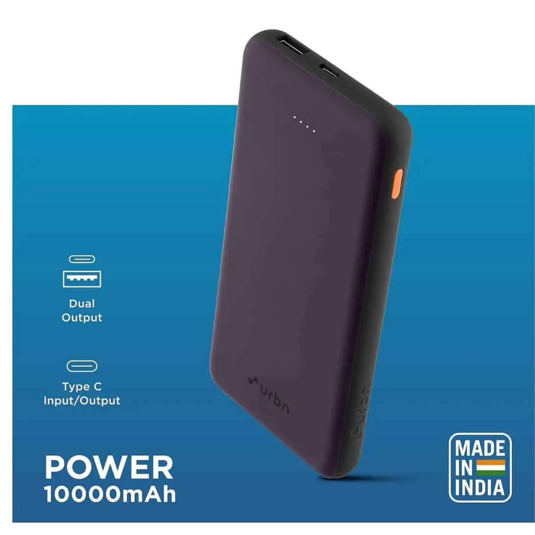 URBN Power Bank 10000mAh (Purple)
