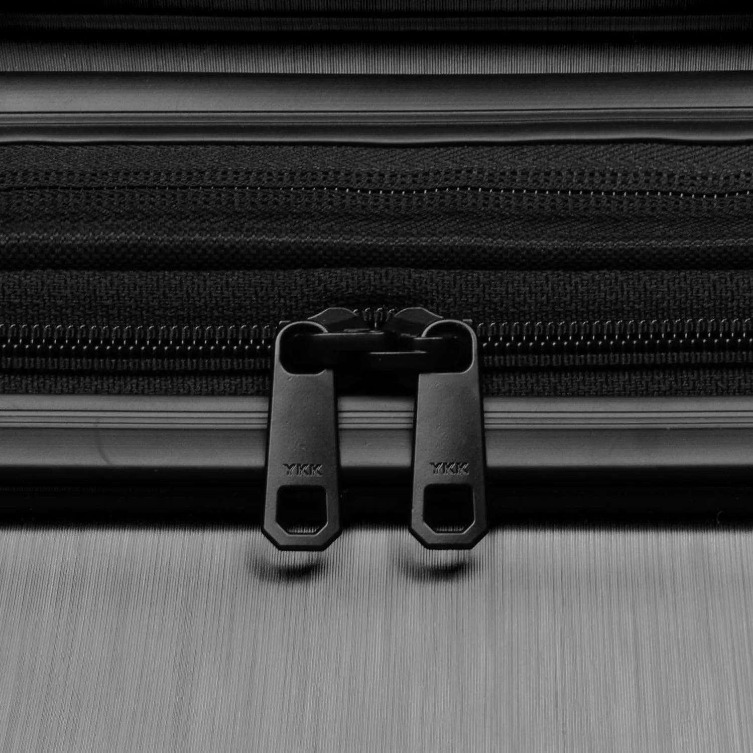 U.S. Traveler Boren Polycarbonate Hardside Rugged Travel Suitcase Luggage with 8 Spinner Wheels, Aluminum Handle, Carry-on 22-Inch, USB Port, Black