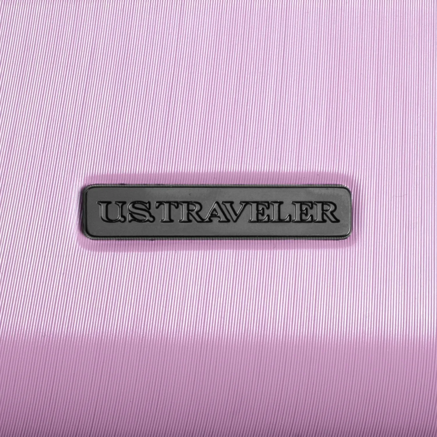 U.S. Traveler Boren Polycarbonate Hardside Rugged Travel Suitcase Luggage with 8 Spinner Wheels, Aluminum Handle, Lavender, Carry-on 22-Inch, USB Port
