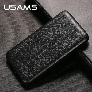 USAMS Universal Dual USB Power bank 20000 mAh bank power Portable phone Charger Powerbank mobile phone charger