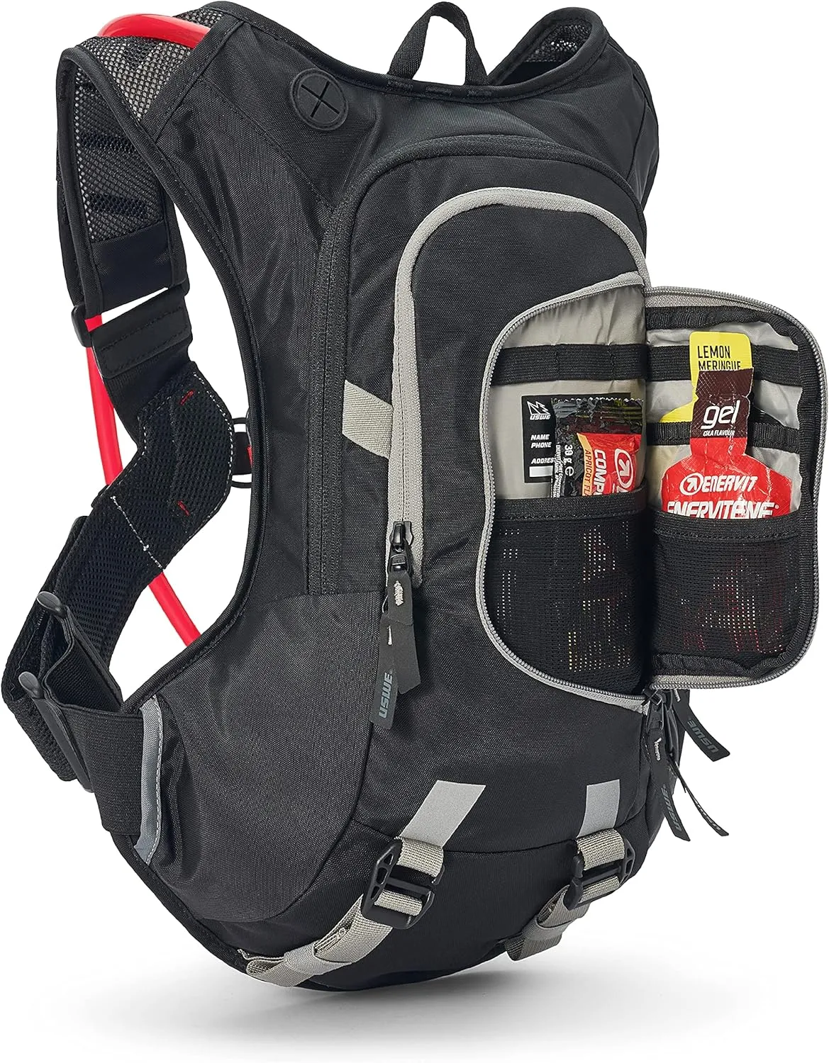 USWE Moto Hydro Hydration Pack - with Water Bladder, a High End, Bounce Free Backpack for Enduro and Off-Road Motorcycle
