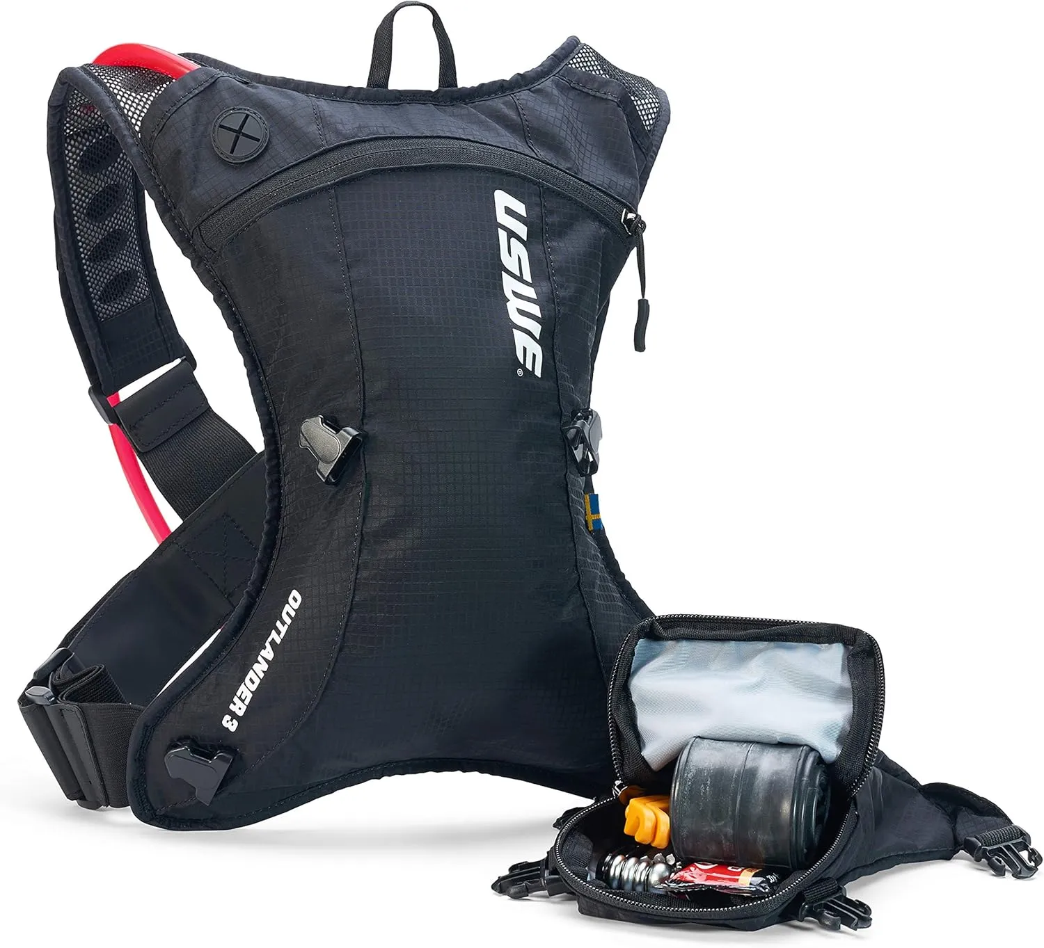 USWE Outlander Hydration Pack with Water Bladder, Hydration Backpack - Backpack for Cycling, MTB, Trail Running & More