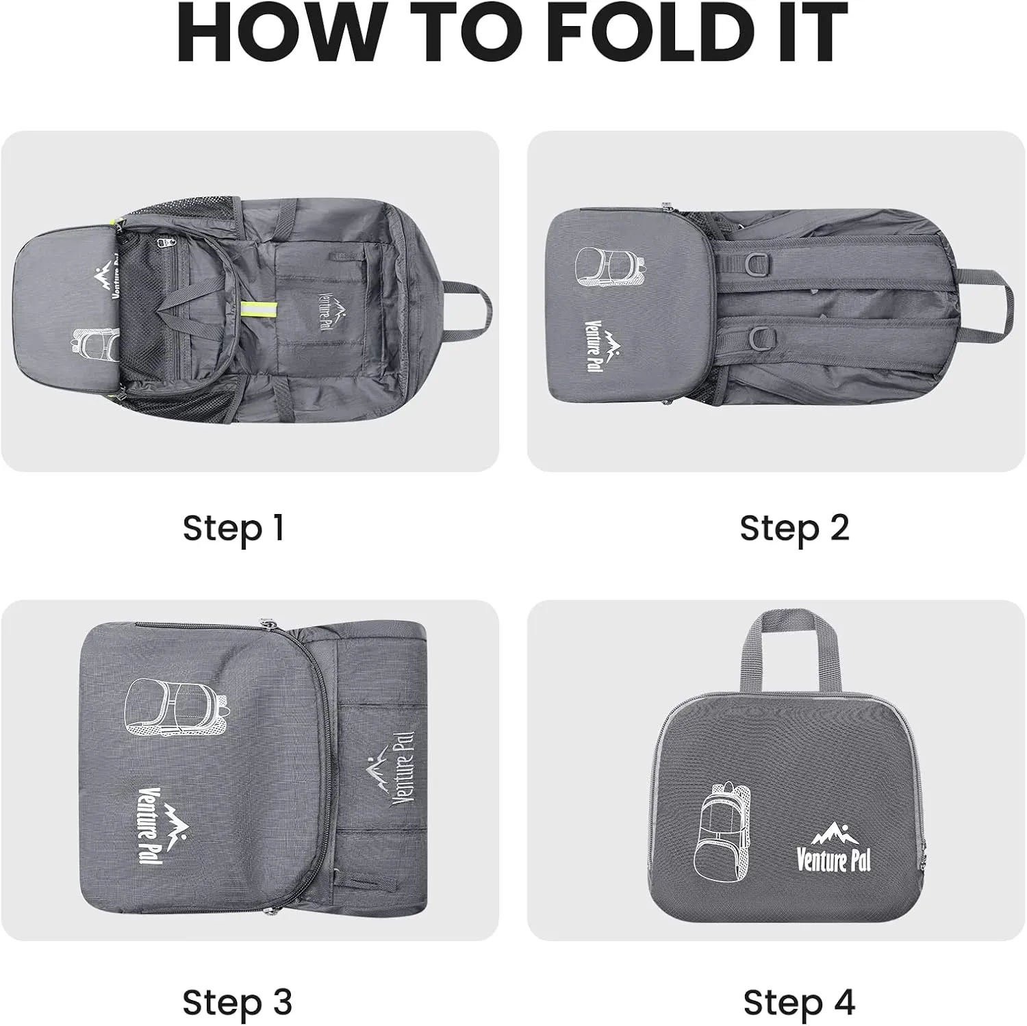 Venture Pal 35L Ultralight Lightweight Packable Foldable Travel Camping Hiking Outdoor Sports Backpack Daypack