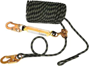 Vertical Rope Outdoor Climbing Rope Professional, Harness Security Lanyard for Climbing Activities Tree Climber, 25ft