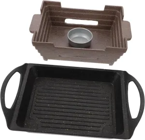 VOSAREA Portable Bbq Grill Stove for Camping Propane Burner Aluminium Alloy Easy to Clean