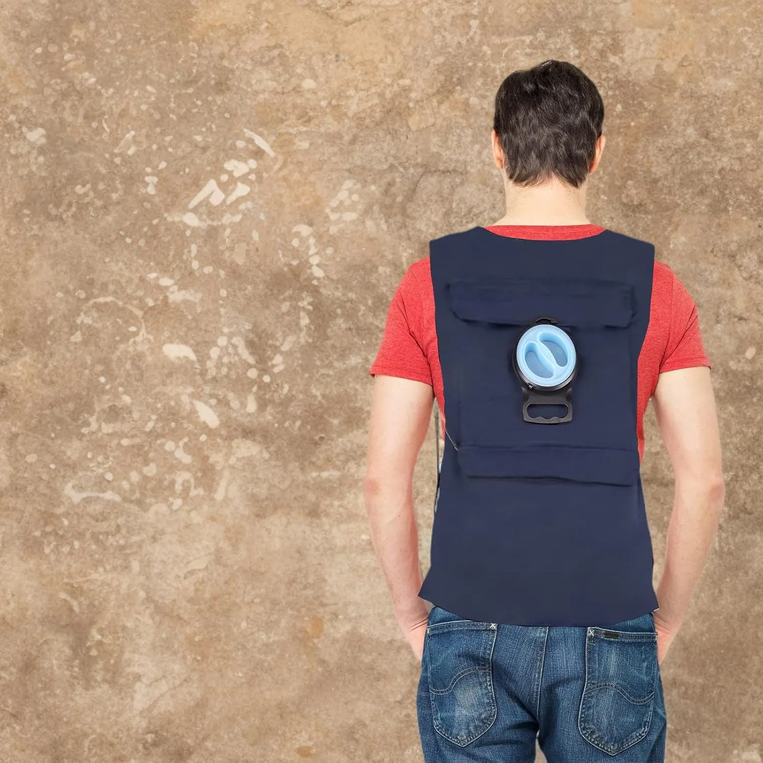 Water Circulating Cooling Vest by SubZero, Battery Powered Ice Cooling Keeps Cold 2-5hrs
