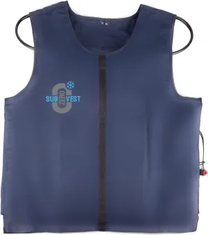 Water Circulating Cooling Vest by SubZero, Battery Powered Ice Cooling Keeps Cold 2-5hrs