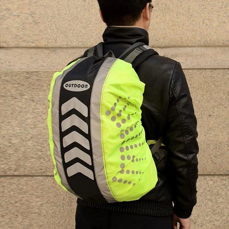 Waterproof Rainproof Coversnew Reflective Backpack Cover Sport Bag Cover Rain Cover Backpack Riding Accessory