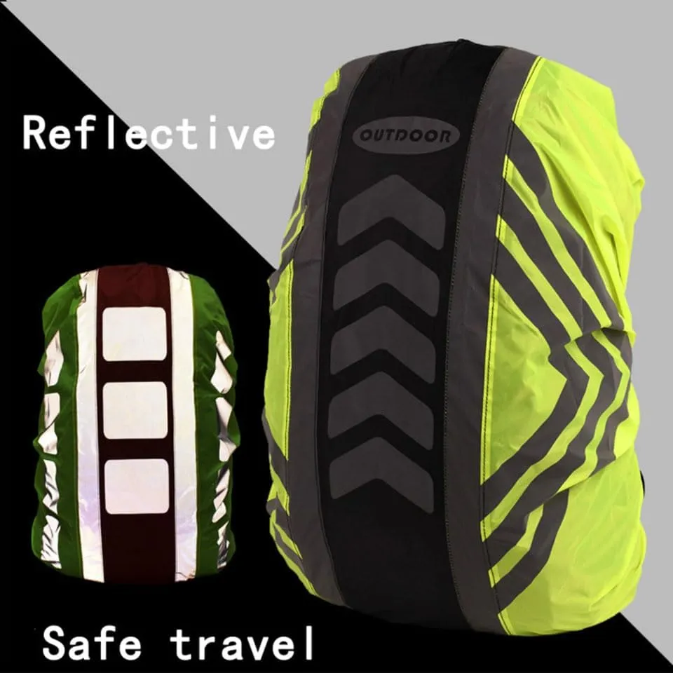Waterproof Rainproof Coversnew Reflective Backpack Cover Sport Bag Cover Rain Cover Backpack Riding Accessory