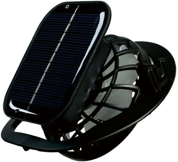 Wide Brim Solar Fan Hat for Men & Women – UPF 50  Sun Hat with Built-in Fans, Solar & USB Rechargeable, Outdoor Cooling Cap for Hiking, Fishing, Camping