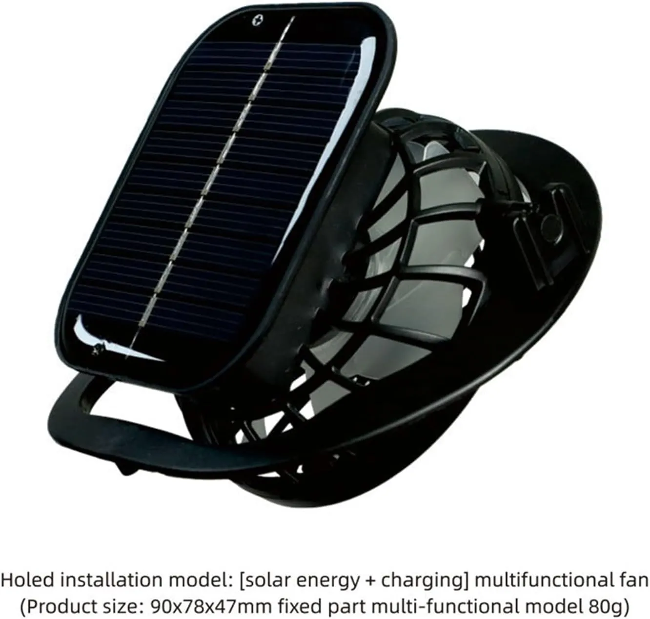 Wide Brim Solar Powered Fan Hat, UPF 50  Solar Power Fan Bucket Hats for Outdoor Fishing Hiking Beach Camping