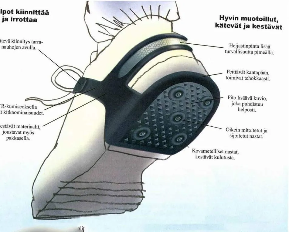 Winter Safety Hiking Heel Shoe Cover Snow Walking Non-Slip 5 Nail Crampons Nail Sports Outdoor Hiking Shoe Cover (Size : 42)