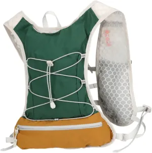 Women Men Running Vest Outdoor Sports Bag Portable Comfortable Adjustable Gear Hydration Vest Hydration Backpack for Trail