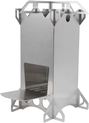 Wood Burning Stove, Stove Camping Stove Stainless Steel with Lightweight for Hiking Picnic