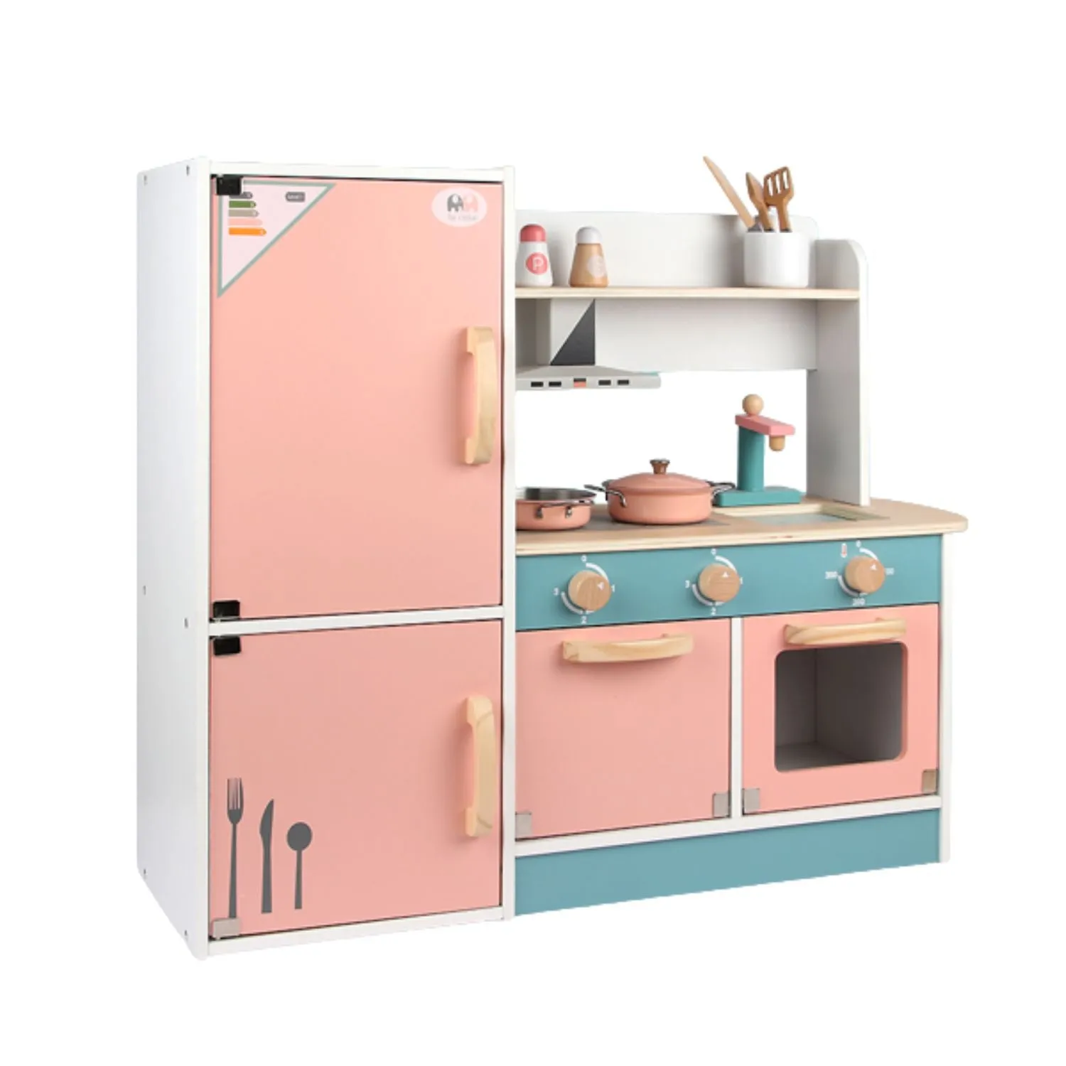 Wooden Kids Kitchen Playset
