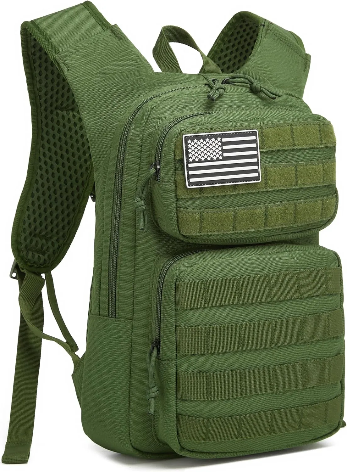 wotony Hydration Backpack with Water Bladder for Hiking Tactical Hydration Pack for Men Women Molle Water Backpack for Hiking