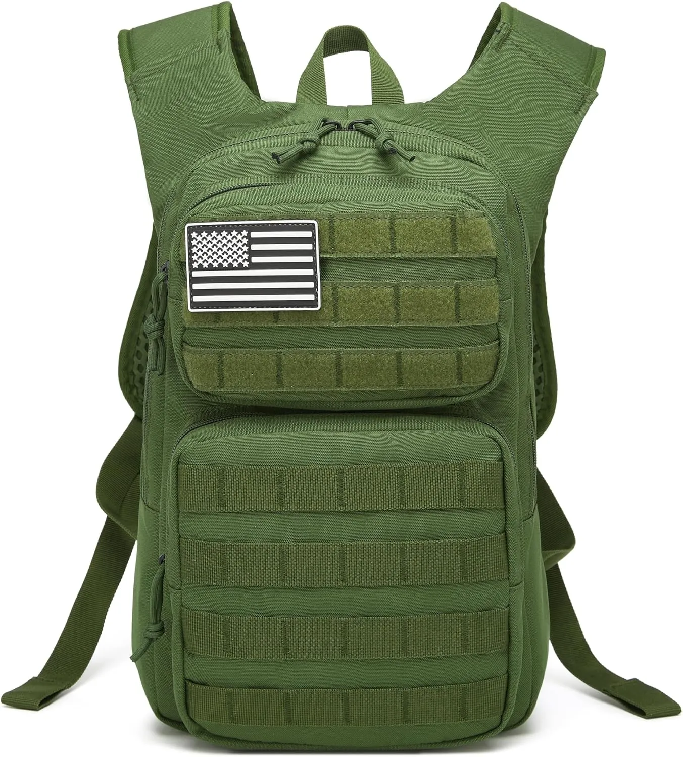 wotony Hydration Backpack with Water Bladder for Hiking Tactical Hydration Pack for Men Women Molle Water Backpack for Hiking