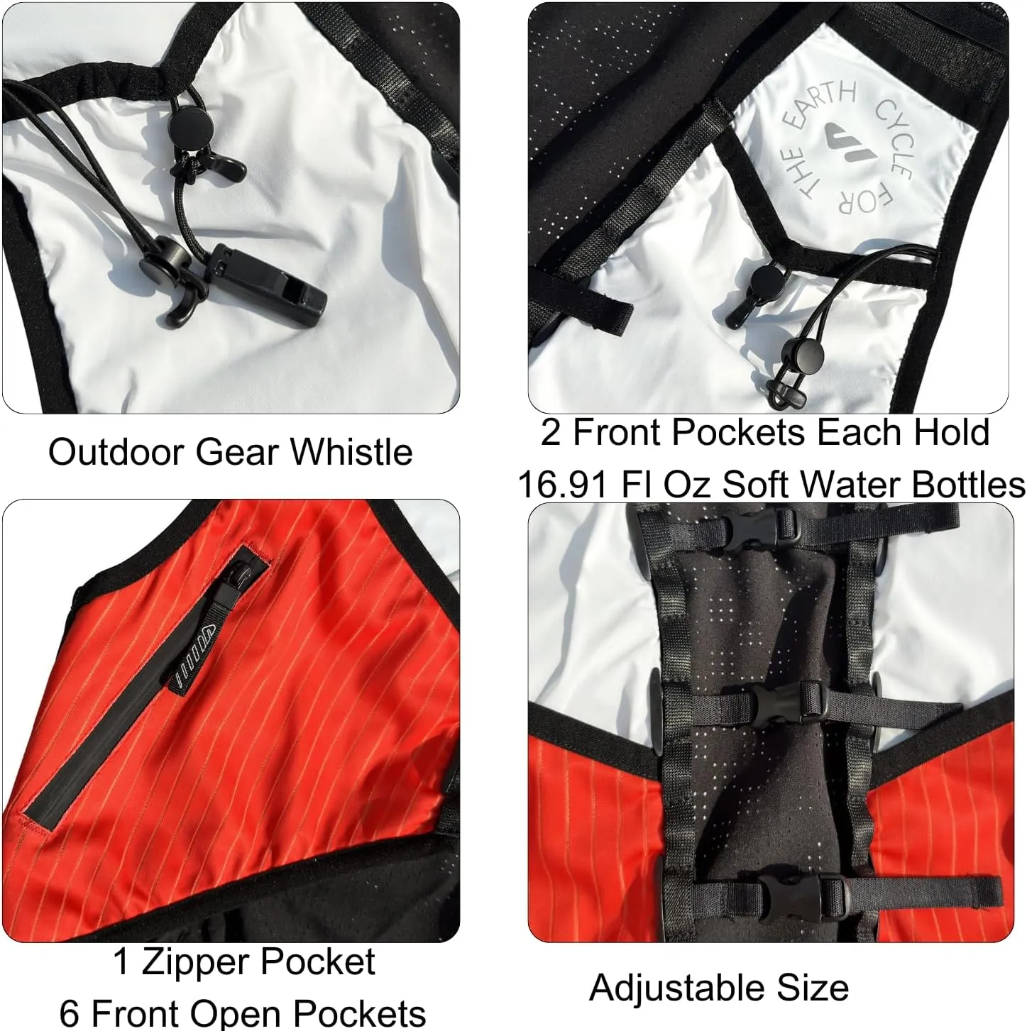 Wulibike Running Hydration Vest for Women Men,Water Backpack Lightweight Quick-Drying with Pockets for Trail Hiking Biking