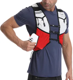 Wulibike Running Hydration Vest for Women Men,Water Backpack Lightweight Quick-Drying with Pockets for Trail Hiking Biking