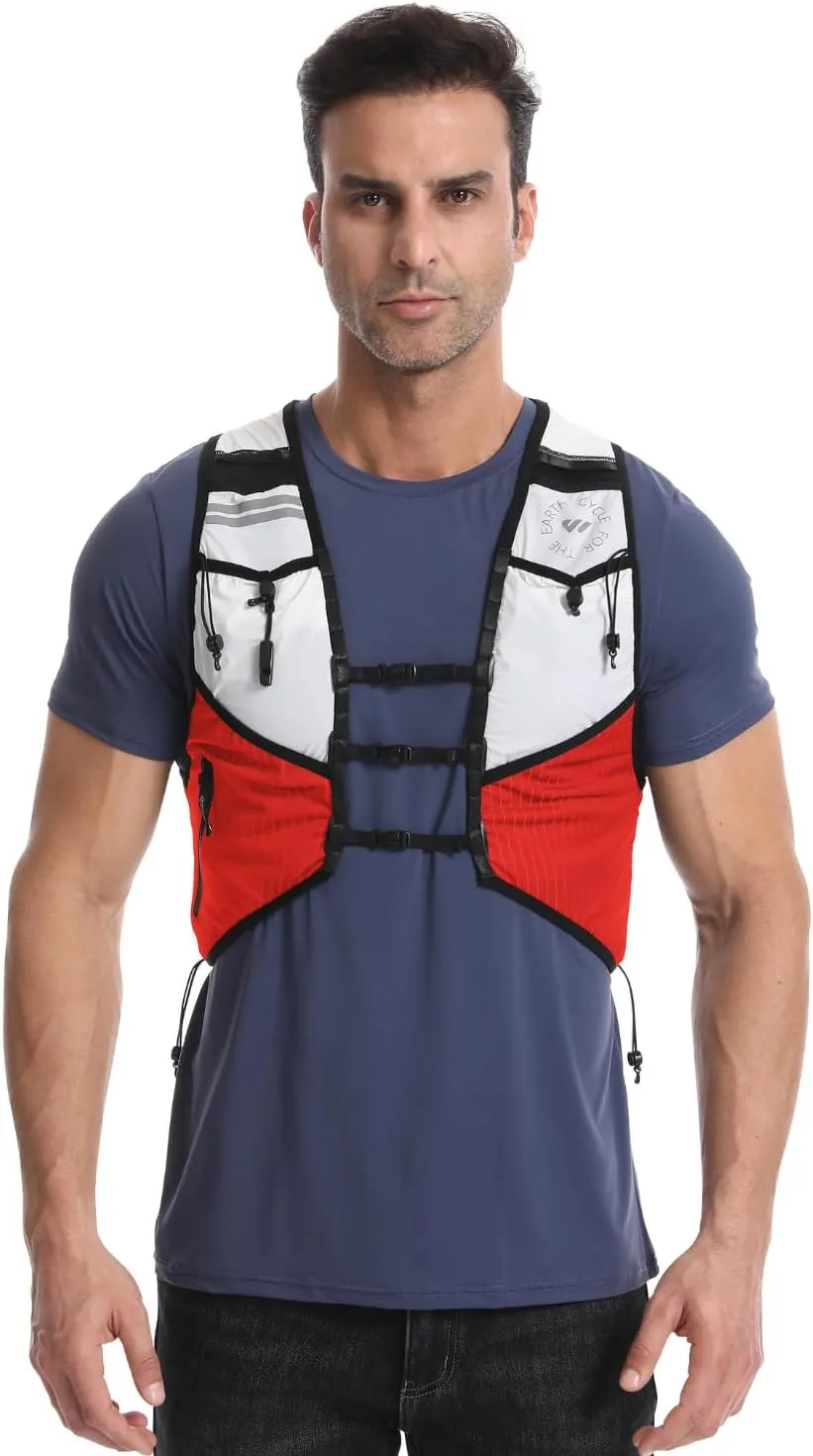 Wulibike Running Hydration Vest for Women Men,Water Backpack Lightweight Quick-Drying with Pockets for Trail Hiking Biking