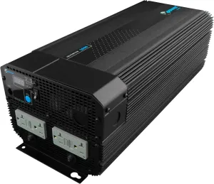 Xantrex 813-5000-UL XPower 5000 12V High Power Inverter, 4000W Max Continuous Power, 10000W Peak Surge Capacity Peak, Four GFCI AC Receptacles - 034388-10LPA , Black