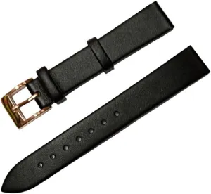 XLCZMYL Plain Weave Leather Watch strap 12 14 16 18 20 22 mm leather Watch band with Gold Pin buckle,9,22mm