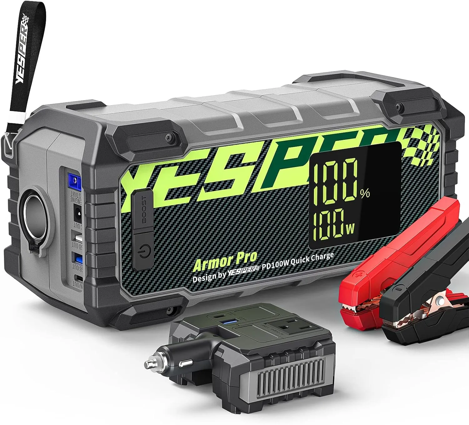 YESPER Portable Power Station,240Wh Camping Battery Power Station with 120W AC Output,PD100W USB-C in/Output, Outdoor Generator for Road Trip Camping Travel Emergency