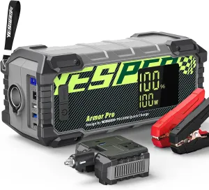 YESPER Portable Power Station,240Wh Camping Battery Power Station with 120W AC Output,PD100W USB-C in/Output, Outdoor Generator for Road Trip Camping Travel Emergency