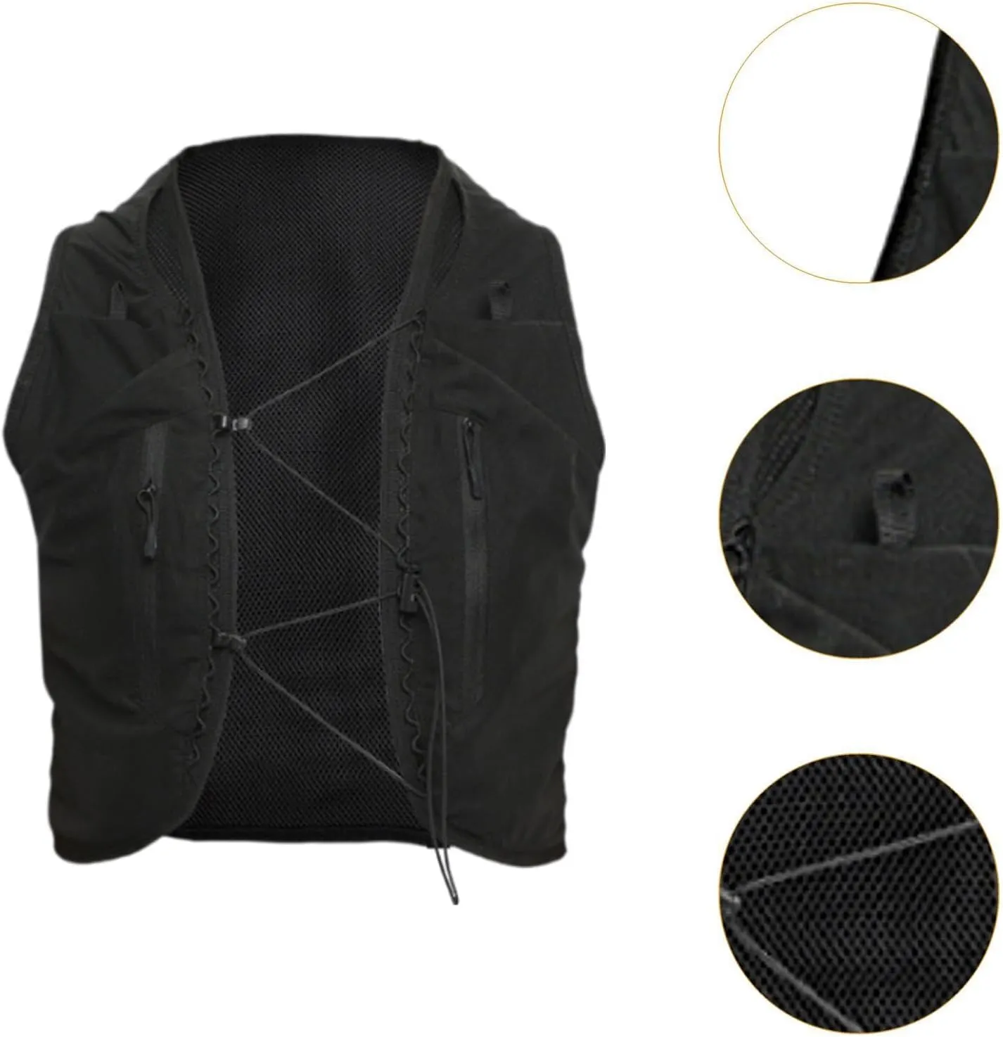 YIJU Hydration Vest for Men Women Lightweight 12L Capacity, Adjustable Running Vest Outdoor Sport Bag for Hiking Climbing Jogging