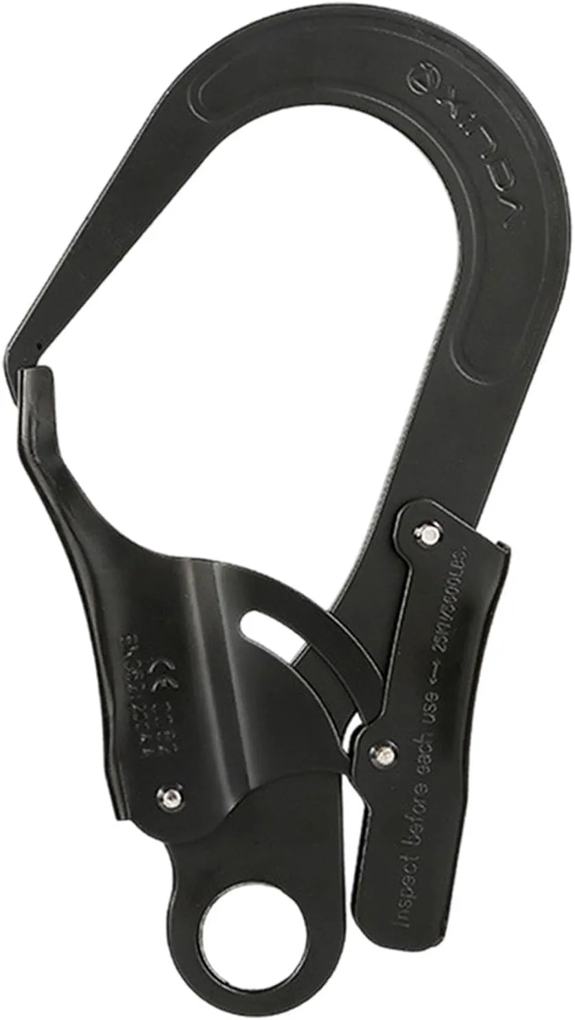 YIJU Locking Snap Hook Auto Locking Carabiner Hardware Metal Spring Snap Hook Clip for Rock Climbing Rappelling Outdoor Camping