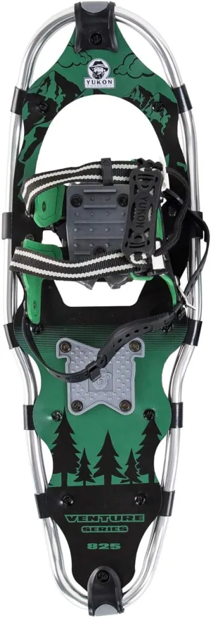 Yukon Charlie's Advanced 8x25 Inch Men's Snowshoe Kit with Aluminum Poles & Bag