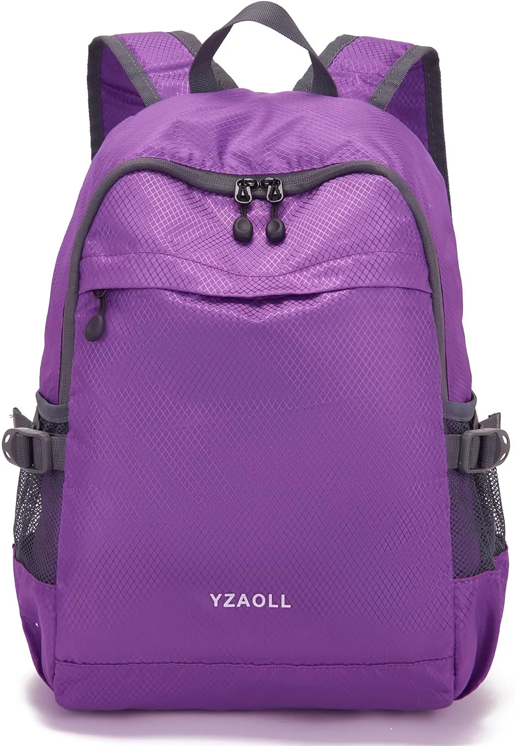 YZAOLL Small Lightweight Packable Hiking Backpack, 20L Hiking Backpack Day Pack for Women Men Travel Camping Vacation,Purple