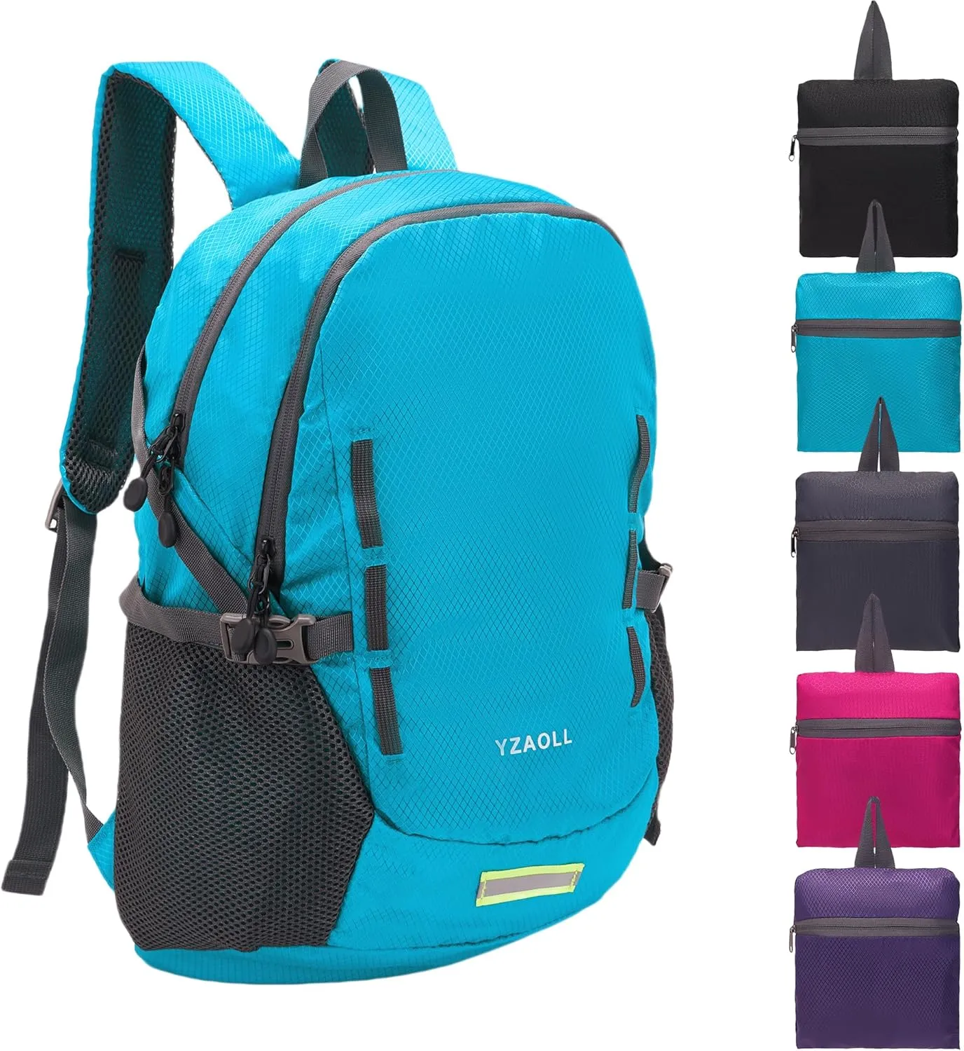 YZAOLL Ultra Lightweight Packable Backpack 20L Foldable Backpack Water Resistant Daypack for Women Men Travel Hiking Backpack