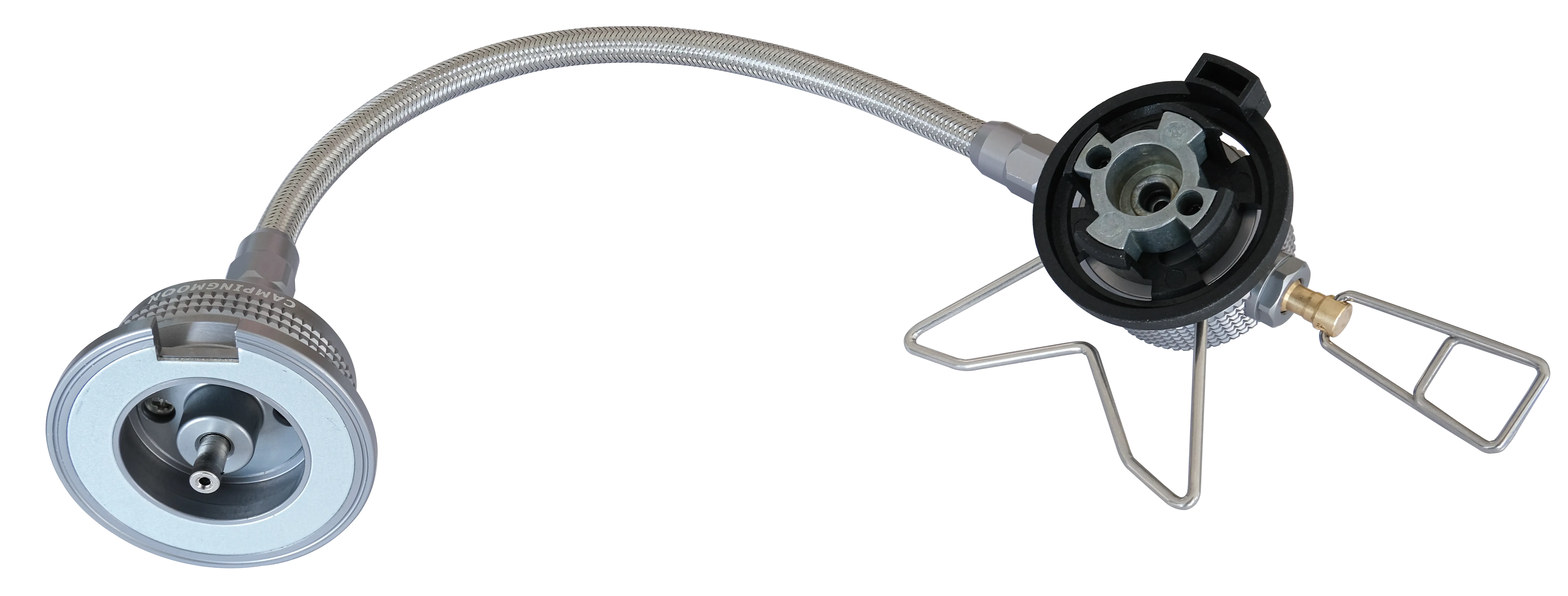 Z37 Gas Hose for Butane Stove Adapter with Safety Stand, 7.8-inch Extend Hose