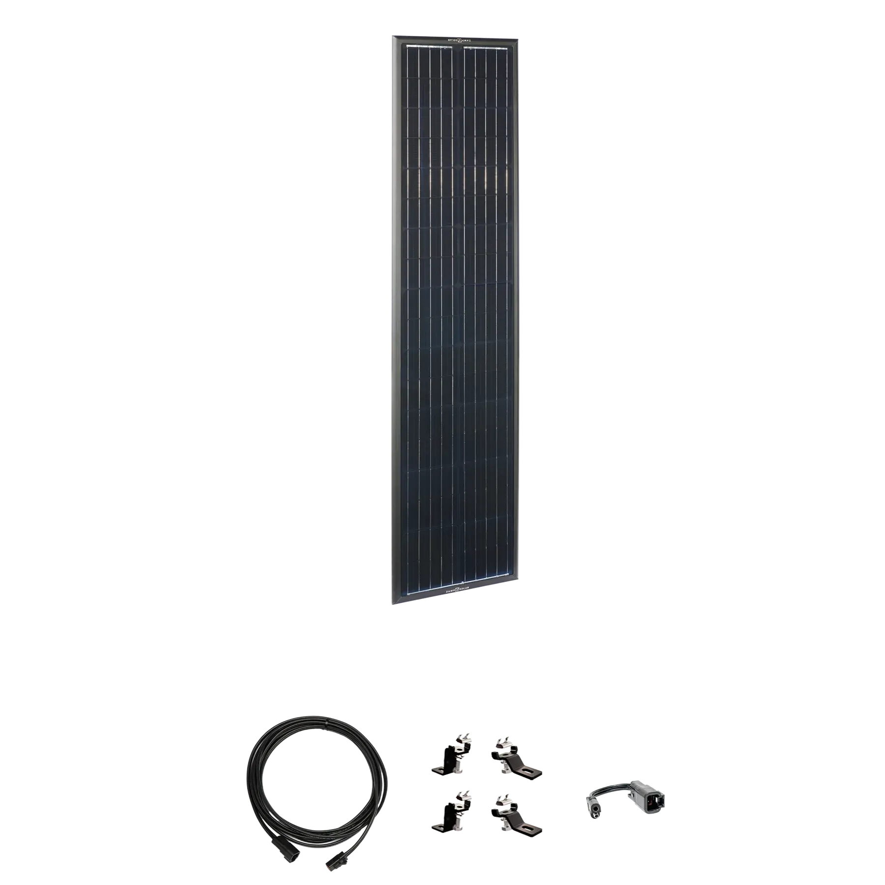 ZAMP SOLAR | Airstream Obsidian Series 90 Watt Long Solar Panel Expansion Kit (ZSK1010)