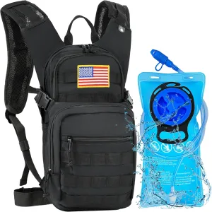 Zavothy Tactical Hydration Backpack   2L Bladder - Stay Hydrated!
