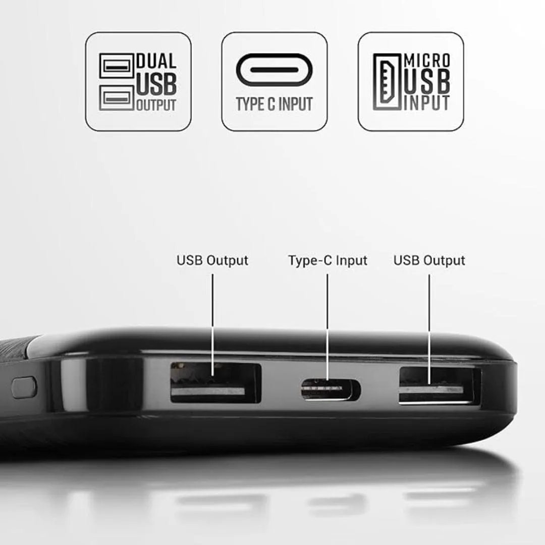 ZEBRONICS MB10000S4 Power Bank (Black)