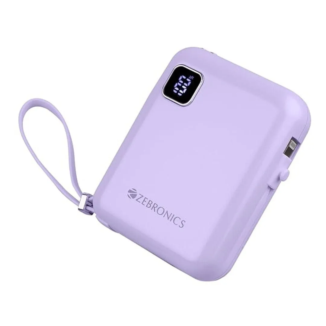 ZEBRONICS MW64 10000 mAh Compact Power Bank