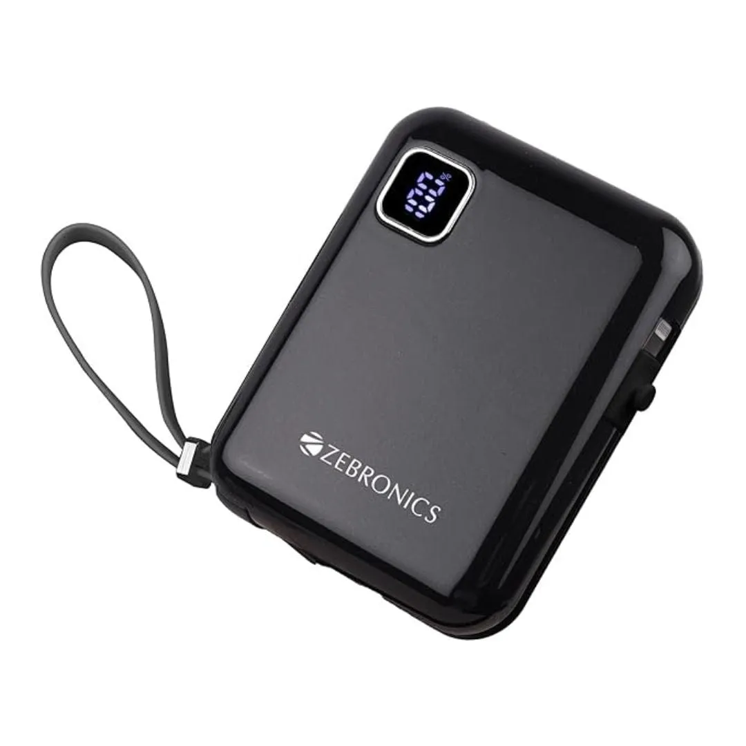 ZEBRONICS MW64 10000 mAh Compact Power Bank