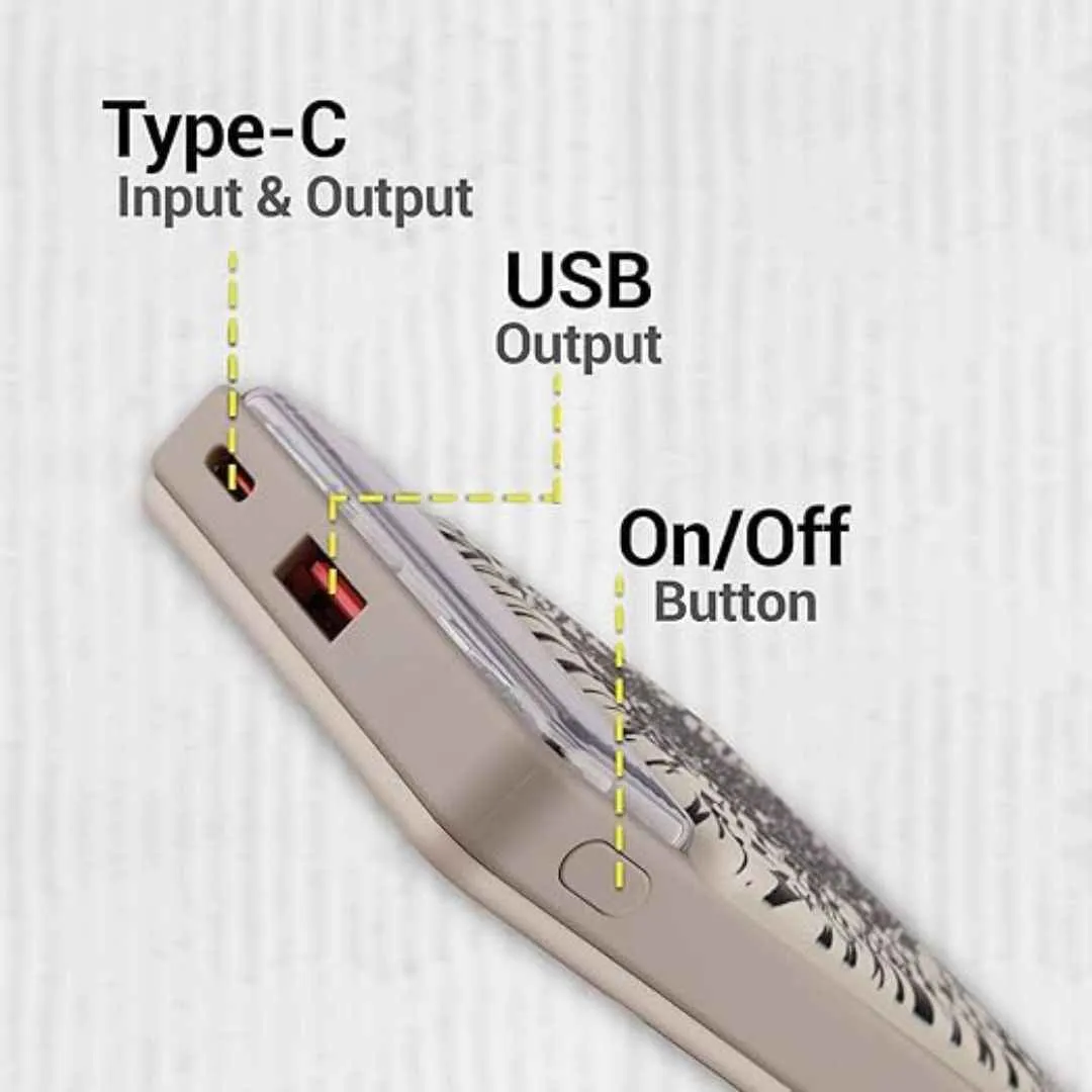 ZEBRONICS MW65 10000 mAh Wireless Power Bank