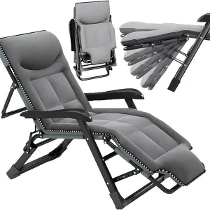 Zero Gravity Chairs,Aluminium Reclining Camping Chairs,Folding Garden Chairs,5 Gear Adjustable,Deck Chairs for Adults for Deck,Patio,Beach,Yard